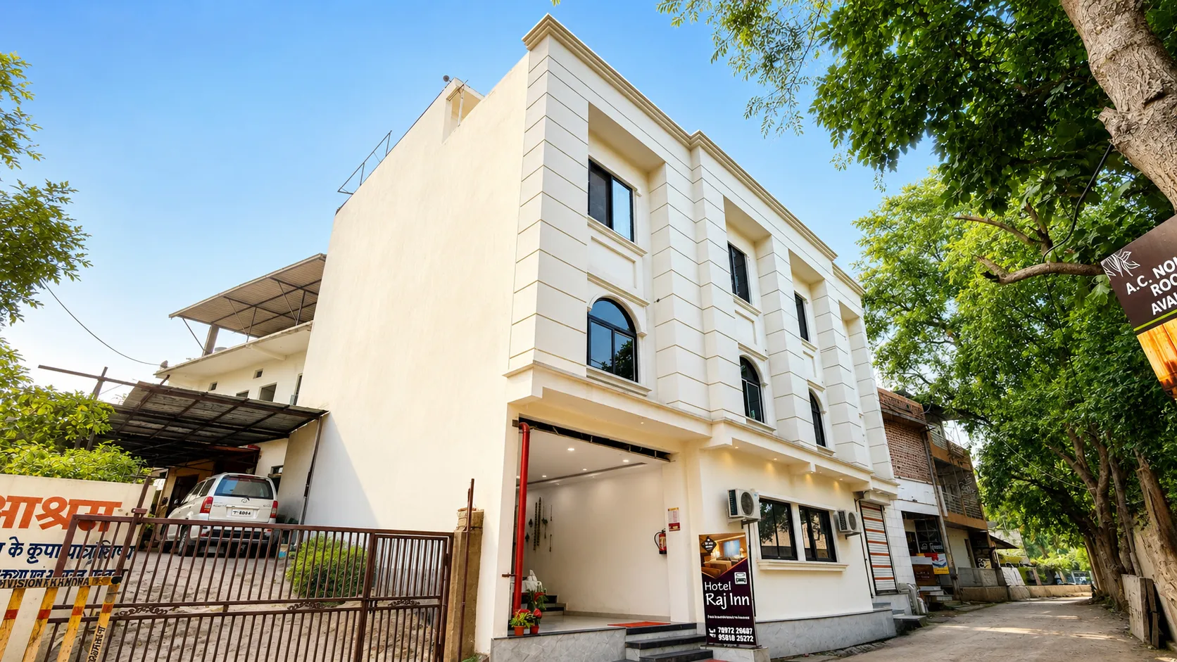 Hotel Exterior Entrance